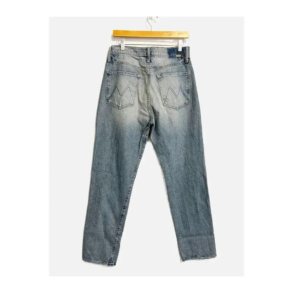 MOTHER The Huffy Skimp High Waist Straight Jeans Hotter on the Other Side 30 - Picture 3 of 12